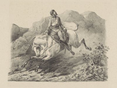 Soldado que huye a caballo de Karel Frederik Bombled