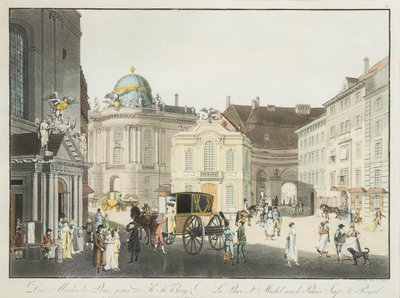 La Plaza de San Miguel en Viena de Karel Postl