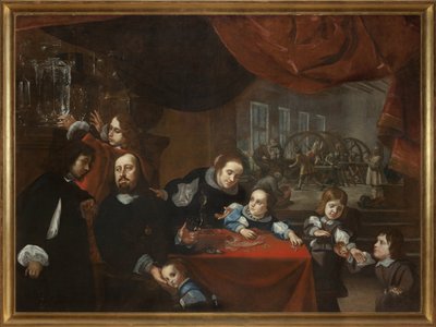 Dionysio Miseroni (1607-1661) y su familia de Karel Škréta
