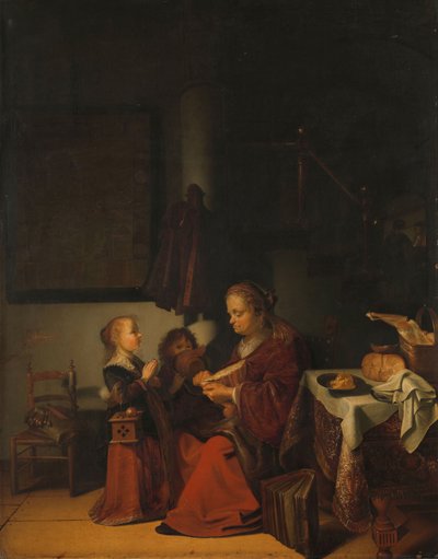 Desayuno, 1640-54 de Karel Slabbaert
