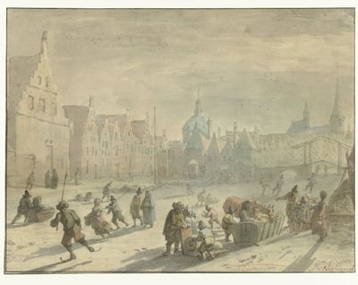 Galgewater en Leiden con entretenimiento de helados de Karel Slabbaert