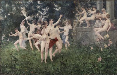 Festival de primavera escena alegórica de Karel Vitezslav Masek