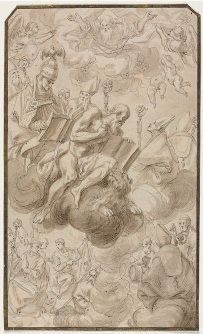 Ascensión de San Jerónimo, 1600s de Karel Škréta