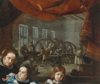 La familia del tallador de piedras preciosas Dionisio Miseroni de Karel Škréta