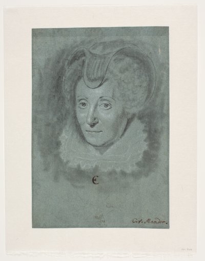 Retrato de dama. Louise de Coligny de Karel van III Mander