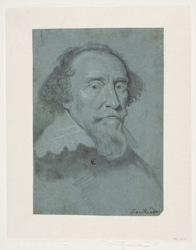 Retrato de hombre. Henrik, conde de Bergh. de Karel van III Mander