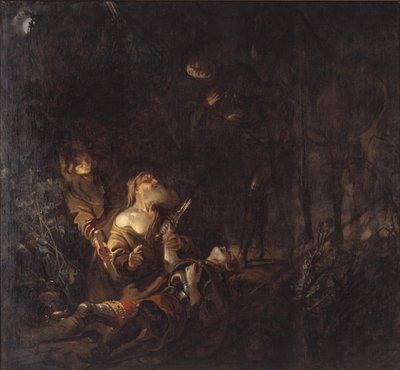 El cuerpo del príncipe Sven es encontrado de Karel van III Mander