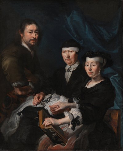 El artista con su familia de Karel van Mander III