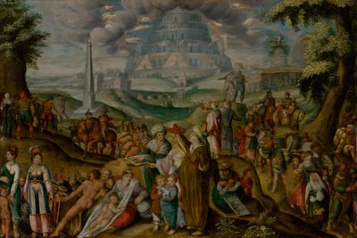 La confusión de las lenguas de Karel van Mander the Elder