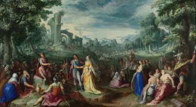 La Continencia de Escipión Africano, 1600 de Karel van Mander the Elder