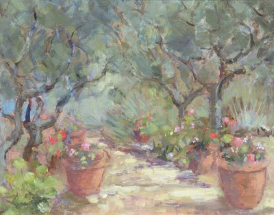 Jardín en Porto Ercole, Italia, 1996 de Karen Armitage