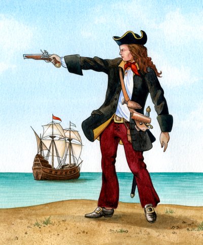 Anne Bonny, c1698, pirata irlandesa de Karen Humpage