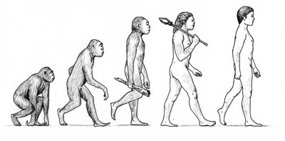 Evolución del hombre de Karen Humpage