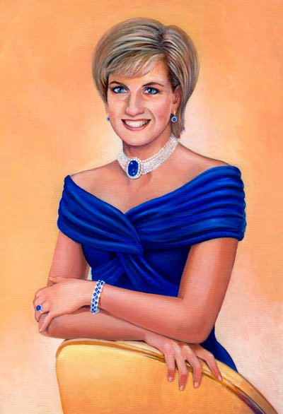 Su Alteza Real La Princesa de Gales Diana Frances, de soltera Spencer de Karen Humpage