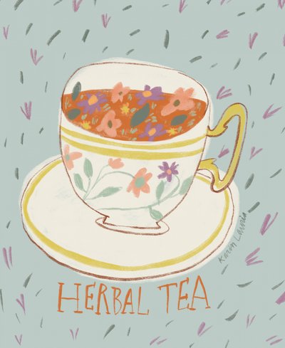 Té de hierbas y flores de Karin Lauria