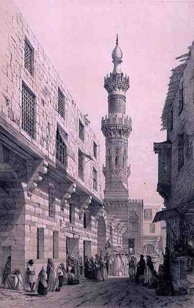 Escena Callejera con una Procesión en Progreso, El Cairo de Karl (after) Bodmer
