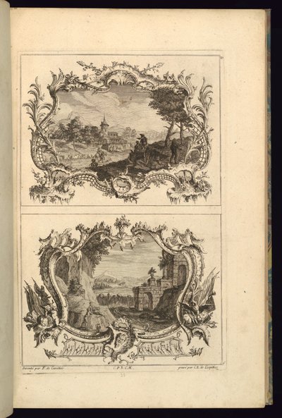 Diseño para Dos Cartuchos de Karl Albert von Lespilliez