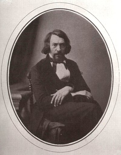 Aleksey Stepanovich Khomyakov, poeta religioso ruso, c1858 de Karl August Bergner