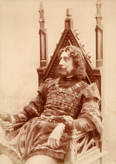 Gran Duque Constantino Konstantínovich de Rusia como Hamlet, 1900 de Karl August Fischer