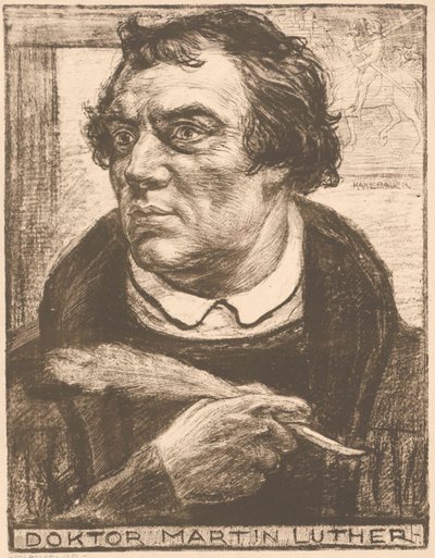 Martín Lutero de Karl Bauer