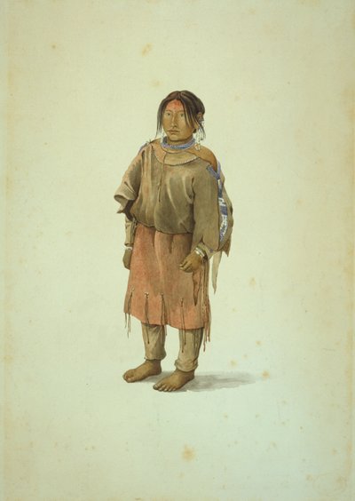 Niña Blackfeet de Karl Bodmer