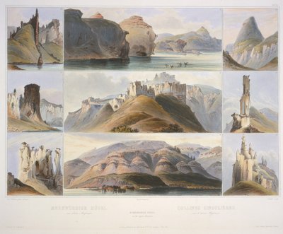 Colinas Notables en el Alto Missouri de Karl Bodmer
