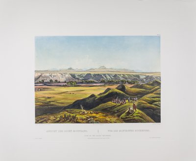 Cuadro 44. Vista de las Montañas Rocosas, Bodmer