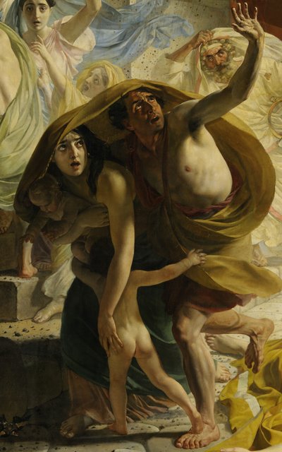 (detalle) El último día de Pompeya de Karl Pavlovich Bryullov