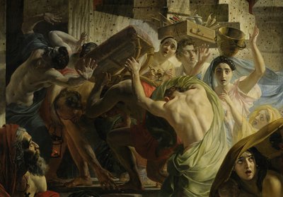 (detalle) El último día de Pompeya de Karl Pavlovich Bryullov