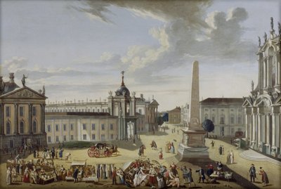Alter Markt Potsdam - Vista a la Schlossstraße de Karl Christian Wilhelm Baron