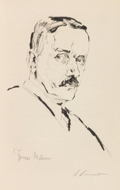 Retrato de Thomas Mann 1875-1955, 1924 de Karl Dannemann