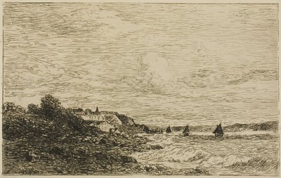 El Sena ante Honfleur de Karl Daubigny
