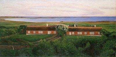 Las casas de campo vecinas, 1894 de Karl Fredrick Nordstrom