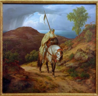 Cruzado regresando a casa de Carl Friedrich Lessing