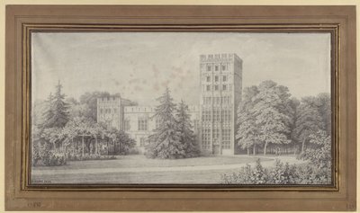 Berlín. Casa de los caballeros en la Isla de los Pavos Reales. Vista de Karl Friedrich Schinkel