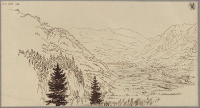 El valle de Gastein de Karl Friedrich Schinkel