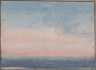 Decoración para uso general. Horizonte marino meridional de Karl Friedrich Schinkel