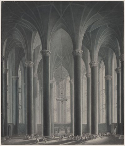 La residencia de un príncipe. Vista interior de Karl Friedrich Schinkel