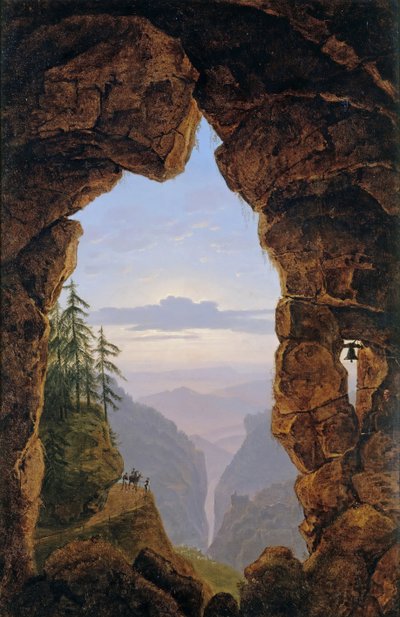 Puerta en las rocas de Karl Friedrich Schinkel