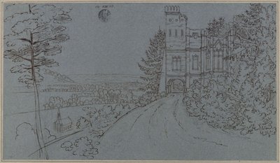 Köstritz. Ruina artificial en el parque del castillo (?) de Karl Friedrich Schinkel