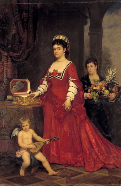 Adelina Patti 1843-1919, c1860-1880 de Karl Friedrich Steinhardt