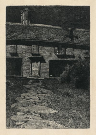 La casa de la bruja en Salem de Karl Friedrich Wilhelm Mielatz