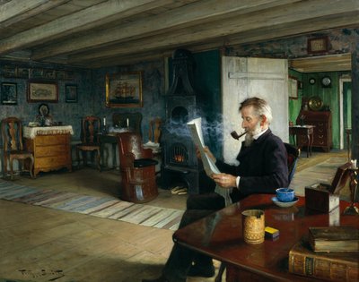 La sala de estar de los capitanes de Karl Frithjof Smith