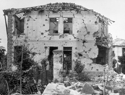 Los bombardeos de Sermide. Instantánea de una casa de Karl Heinz Bast