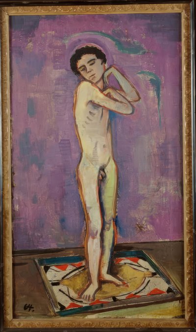 Desnudo masculino de Karl Hofer