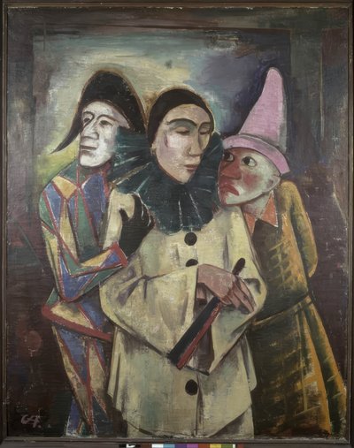 Enmascarados  de Karl Hofer