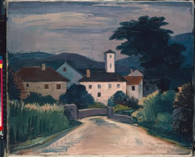 Paisaje del Tesino de Karl Hofer