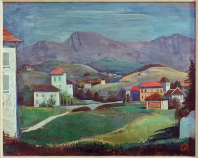 Paisaje del Tesino de Karl Hofer