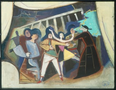 espectador de Karl Hofer