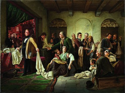 Los tejedores de Silesia de Karl Hübner